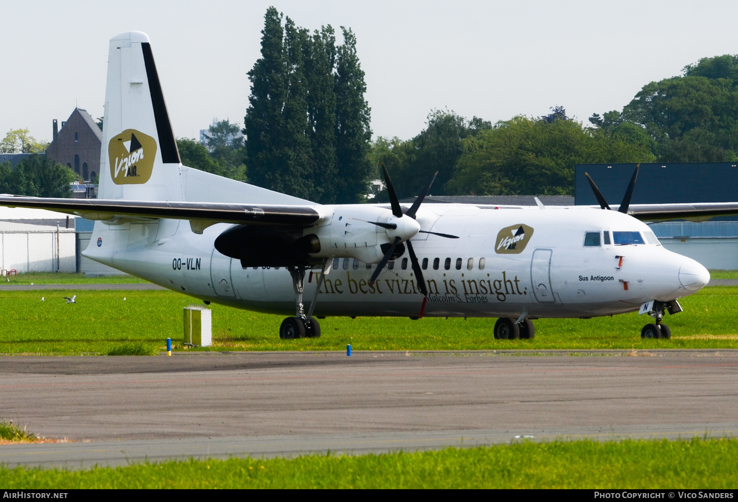 Aircraft Photo of OO-VLN | Fokker 50 | Vizion Air | AirHistory.net #673245