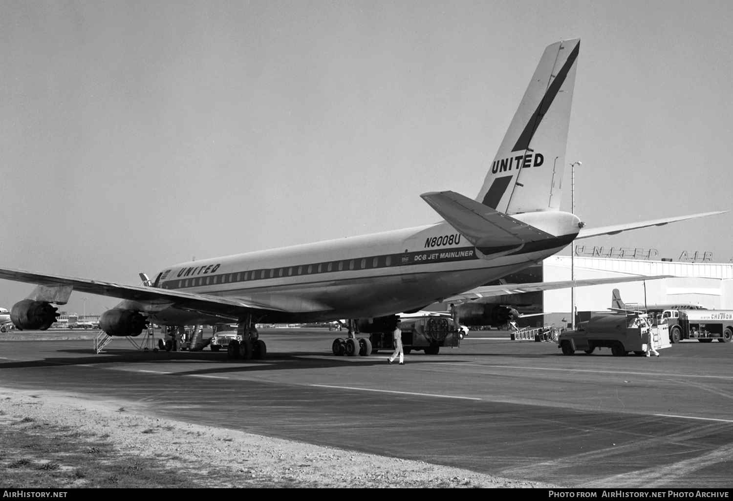 Aircraft Photo of N8008U | Douglas DC-8-11 | United Air Lines | AirHistory.net #673278