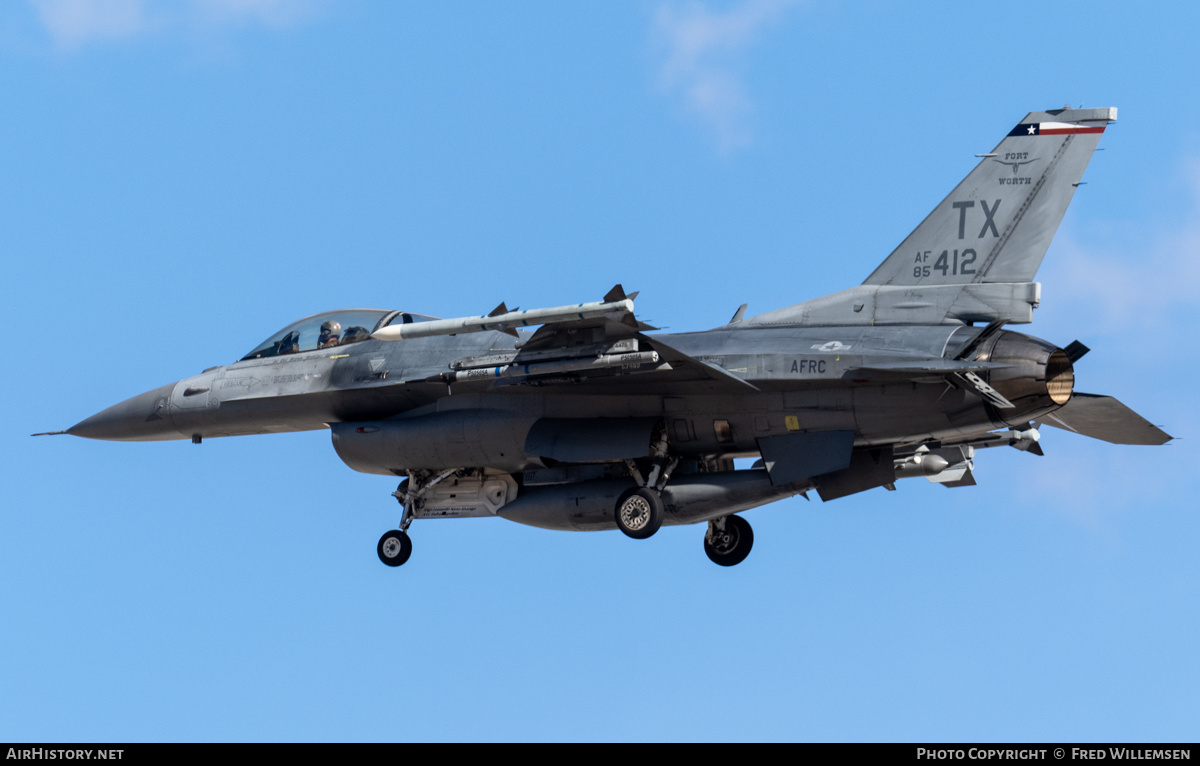 Aircraft Photo of 85-1412 | General Dynamics F-16C Fighting Falcon | USA - Air Force | AirHistory.net #673284