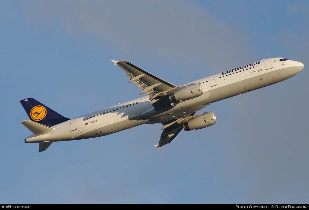 Aircraft Photo of D-AIRX | Airbus A321-131 | Lufthansa | AirHistory.net #673289