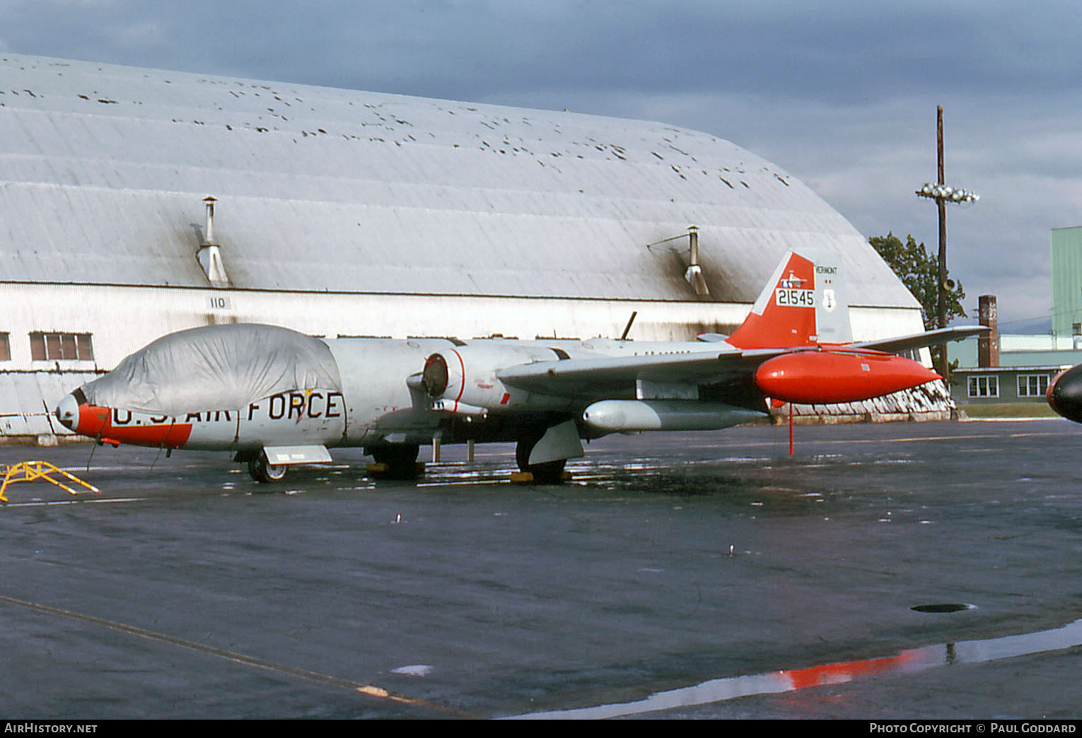 Aircraft Photo of 52-1545 / 21545 | Martin EB-57B Canberra | USA - Air Force | AirHistory.net #673306