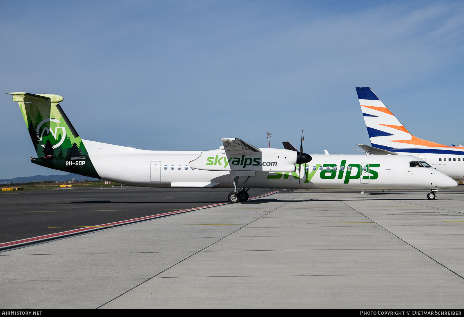 Aircraft Photo of 9H-SOP | Bombardier DHC-8-402 Dash 8 | SkyAlps | AirHistory.net #673334