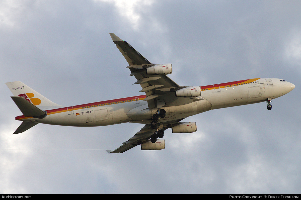 Aircraft Photo of EC-GJT | Airbus A340-313X | Iberia | AirHistory.net #673392