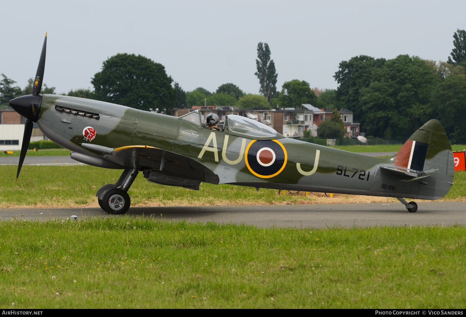 Aircraft Photo of OO-XVI / SL721 | Supermarine 361 Spitfire LF16E | UK - Air Force | AirHistory.net #673436