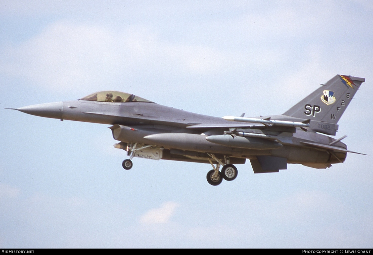 Aircraft Photo of 96-0082 / AF96-082 | Lockheed Martin F-16CJ Fighting Falcon | USA - Air Force | AirHistory.net #673517