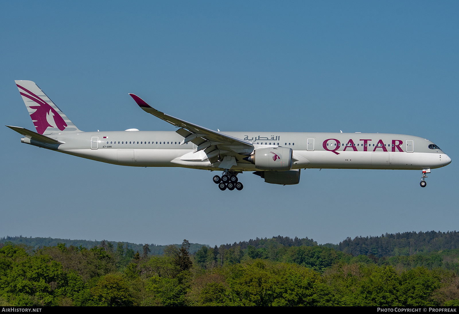 Aircraft Photo of A7-ANN | Airbus A350-1041 | Qatar Airways | AirHistory.net #673531
