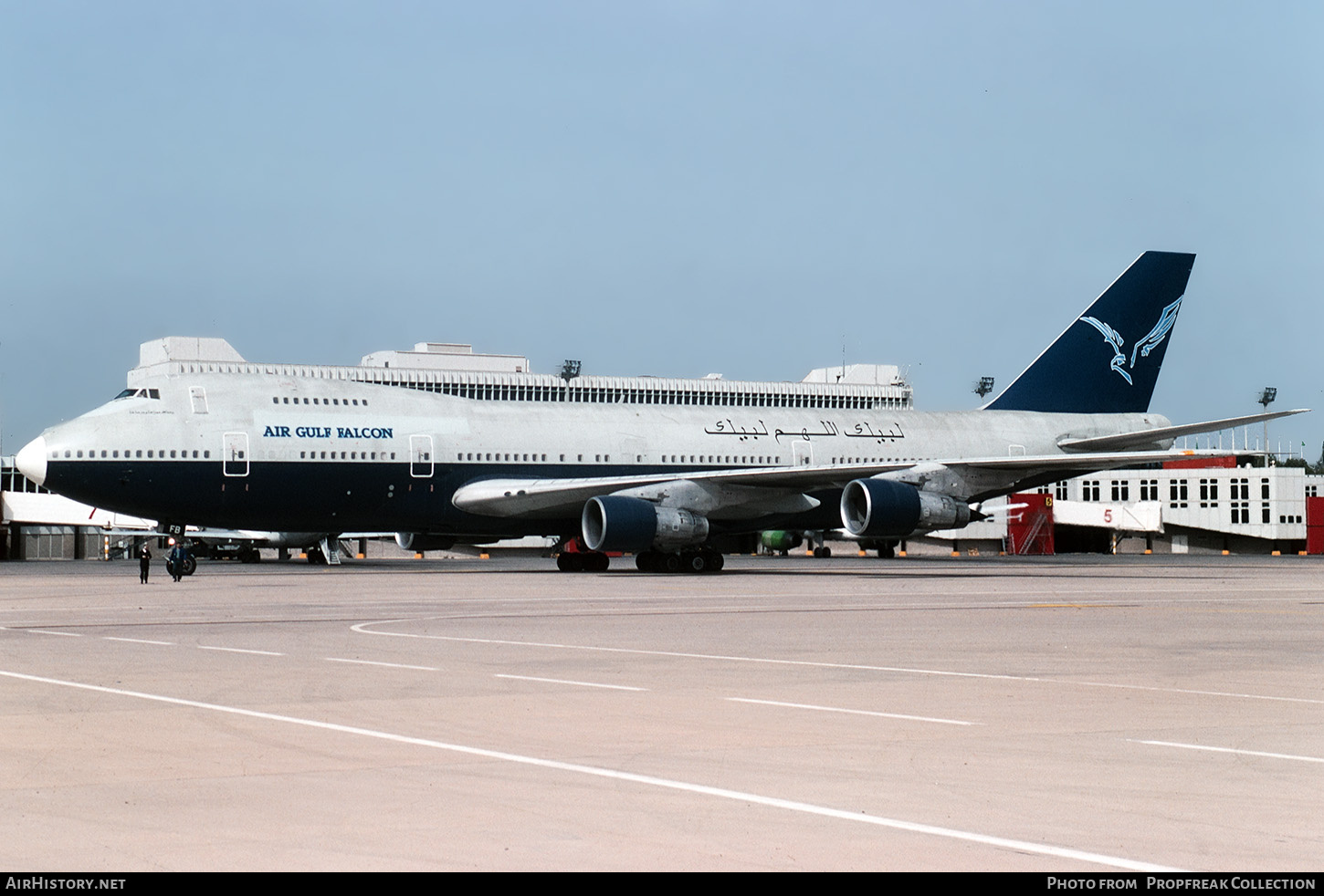 Aircraft Photo of P4-GFB | Boeing 747-136 | Air Gulf Falcon | AirHistory.net #673533