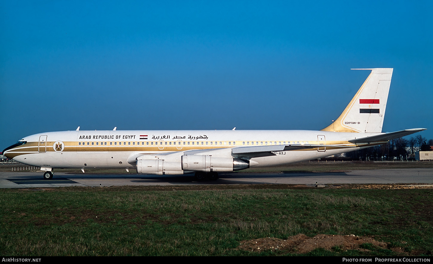 Aircraft Photo of SU-AXJ | Boeing 707-366C | Arab Republic of Egypt | AirHistory.net #673538