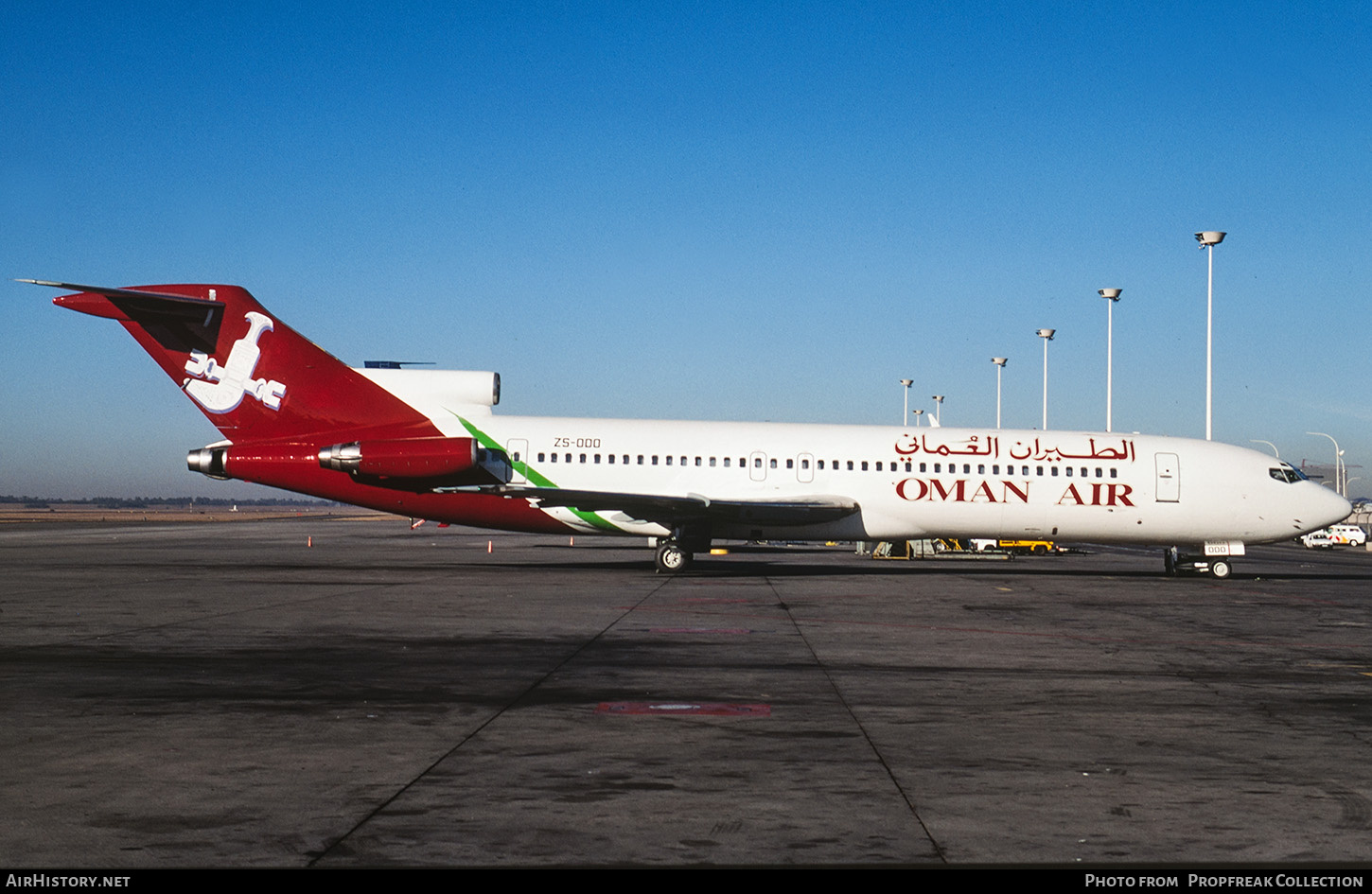 Aircraft Photo of ZS-ODO | Boeing 727-231/Adv | Oman Air | AirHistory.net #673568