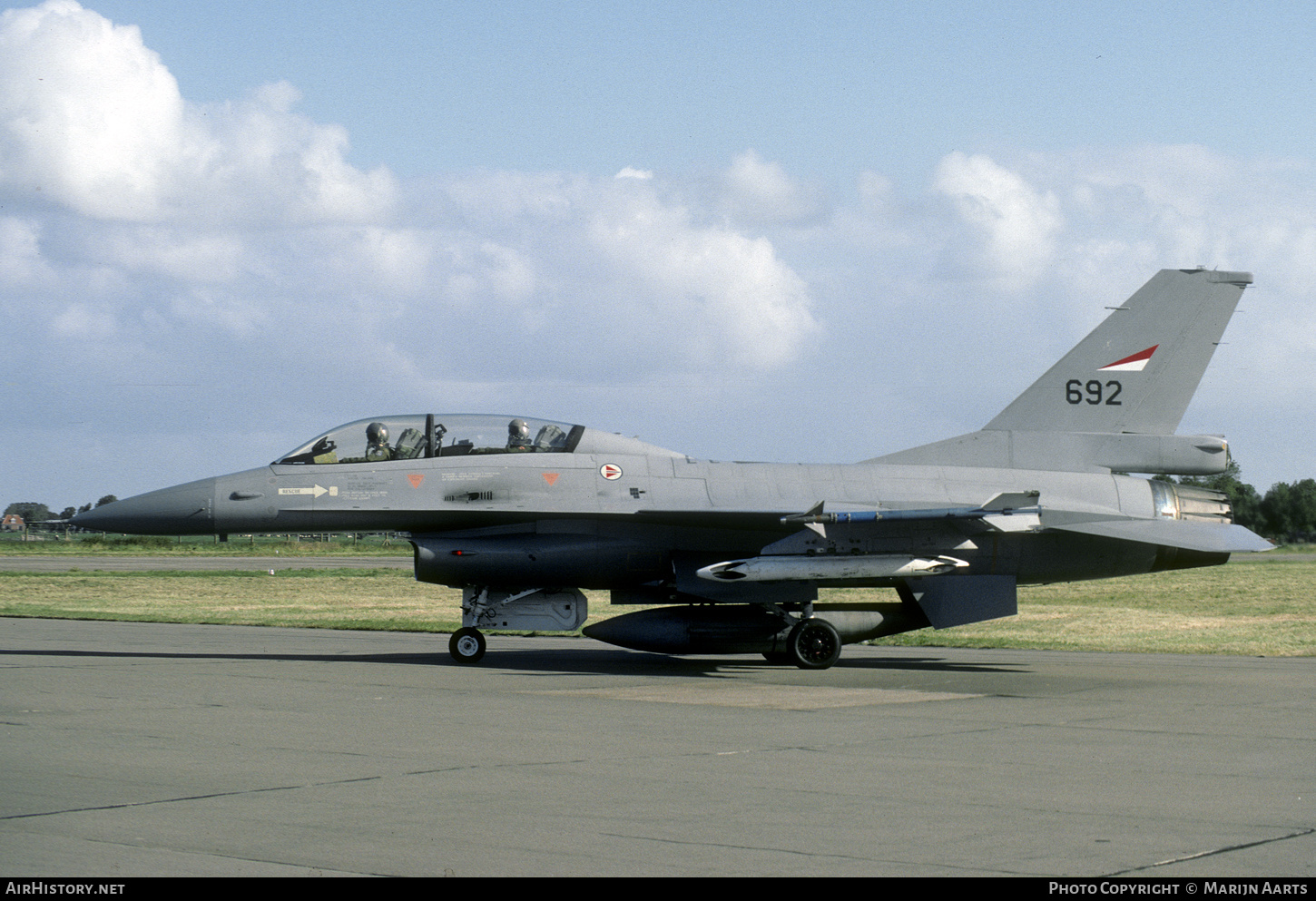 Aircraft Photo of 692 | General Dynamics F-16B Fighting Falcon | Norway - Air Force | AirHistory.net #673598