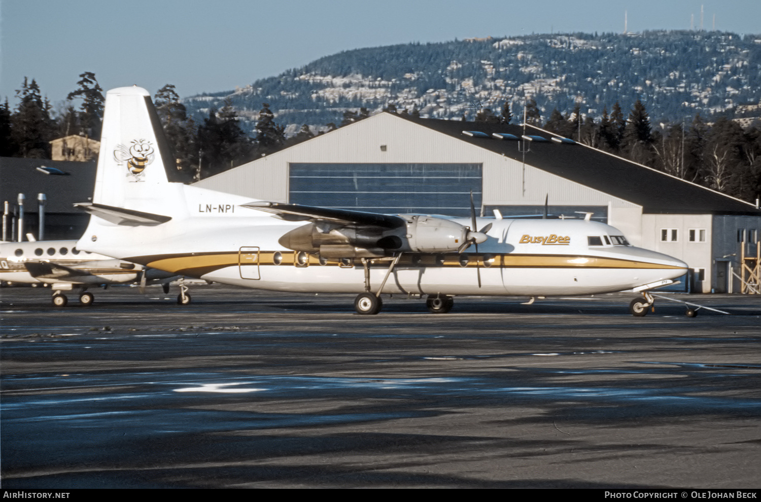 Aircraft Photo of LN-NPI | Fokker F27-100 Friendship | Busy Bee of Norway | AirHistory.net #673614