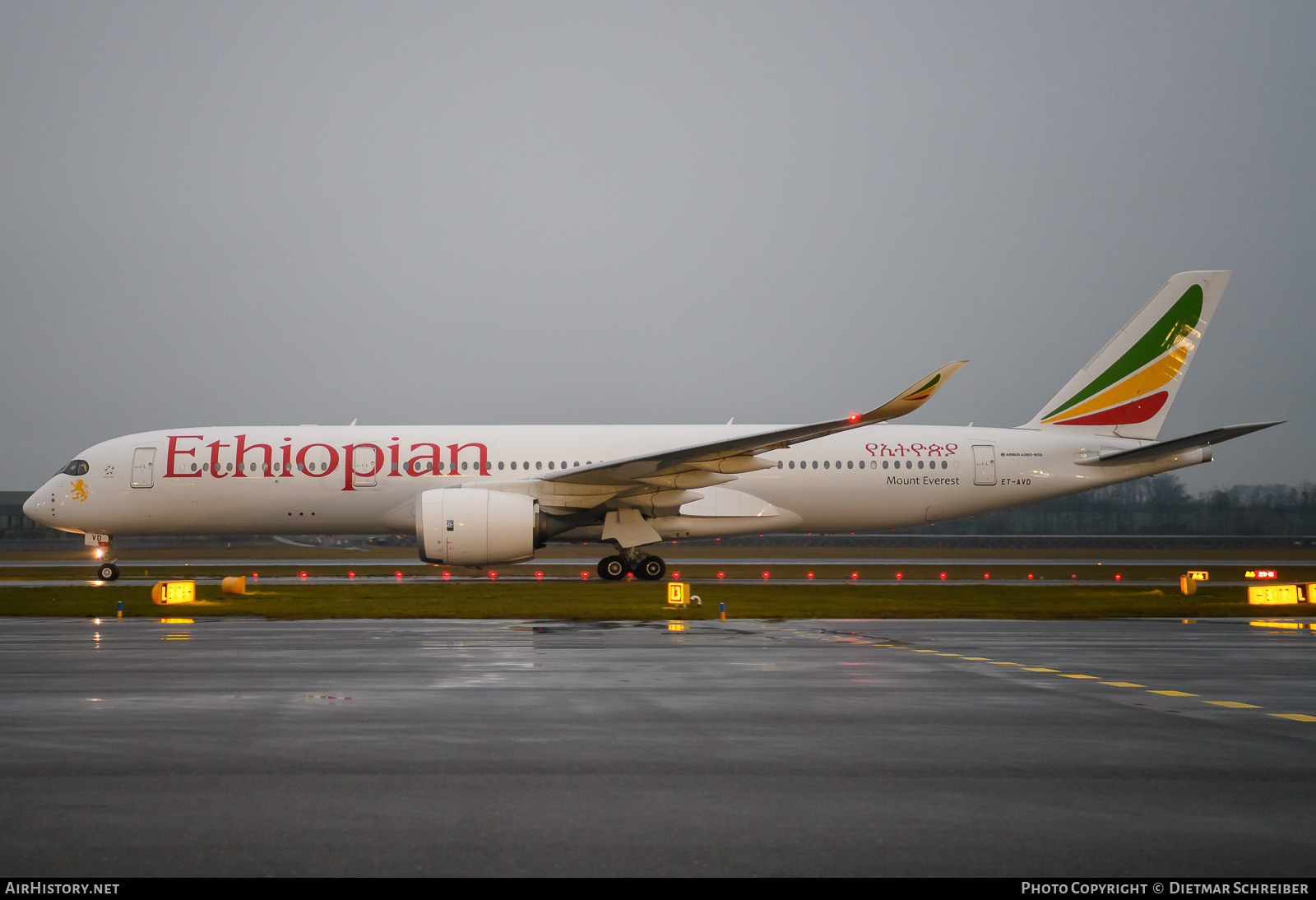 Aircraft Photo of ET-AVD | Airbus A350-941 | Ethiopian Airlines | AirHistory.net #673620