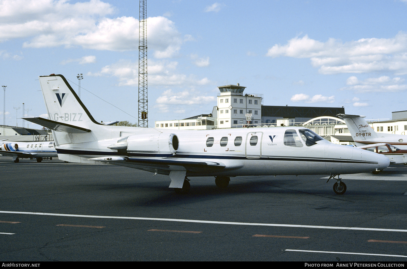 Aircraft Photo of G-BIZZ | Cessna 500 Citation I | Vickers | AirHistory.net #673676