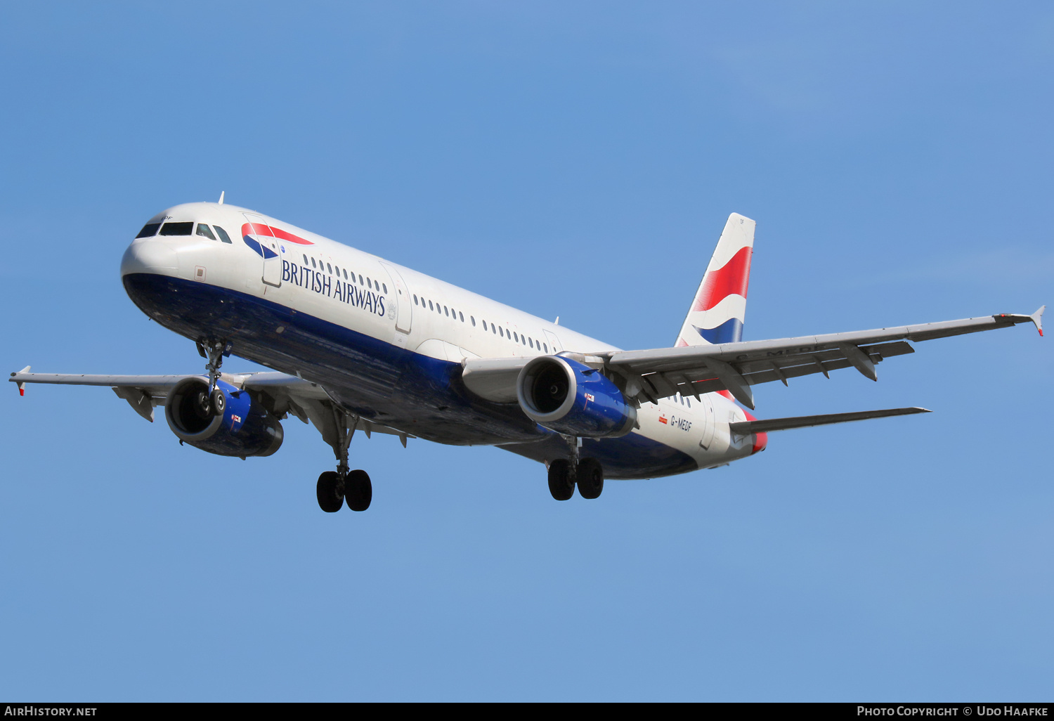 Aircraft Photo of G-MEDF | Airbus A321-231 | British Airways | AirHistory.net #673699