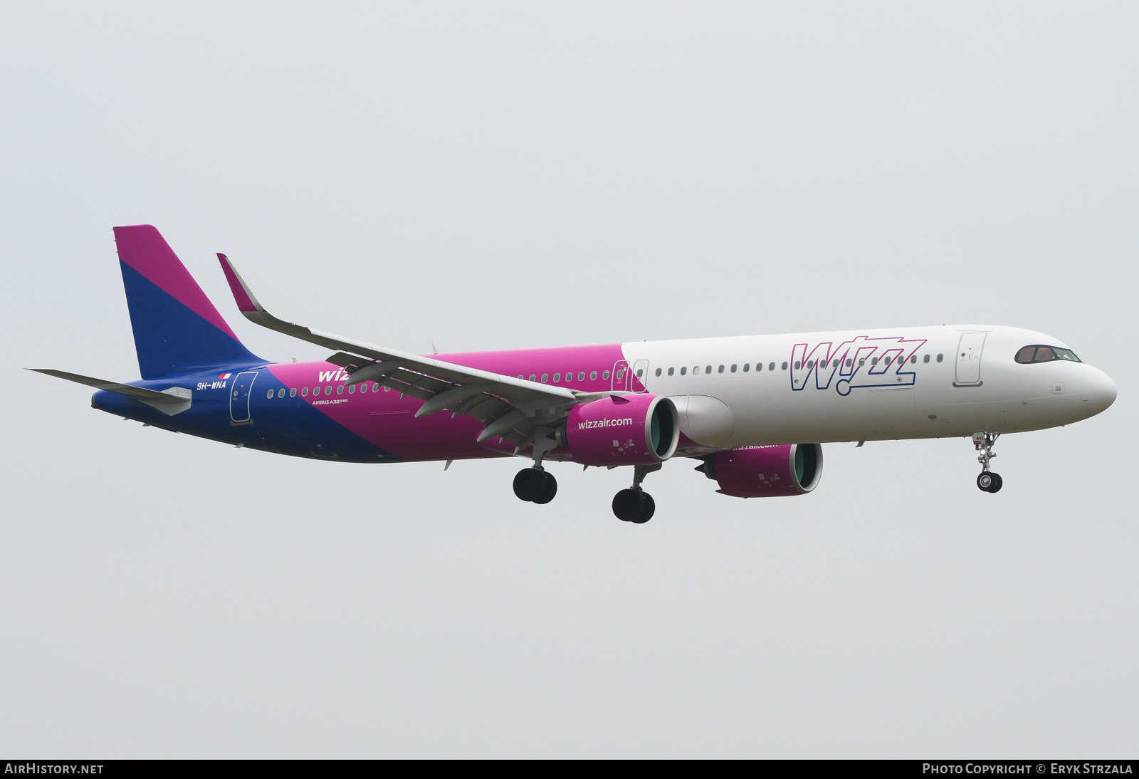 Aircraft Photo of 9H-WNA | Airbus A321-271NX | Wizz Air | AirHistory.net #673704