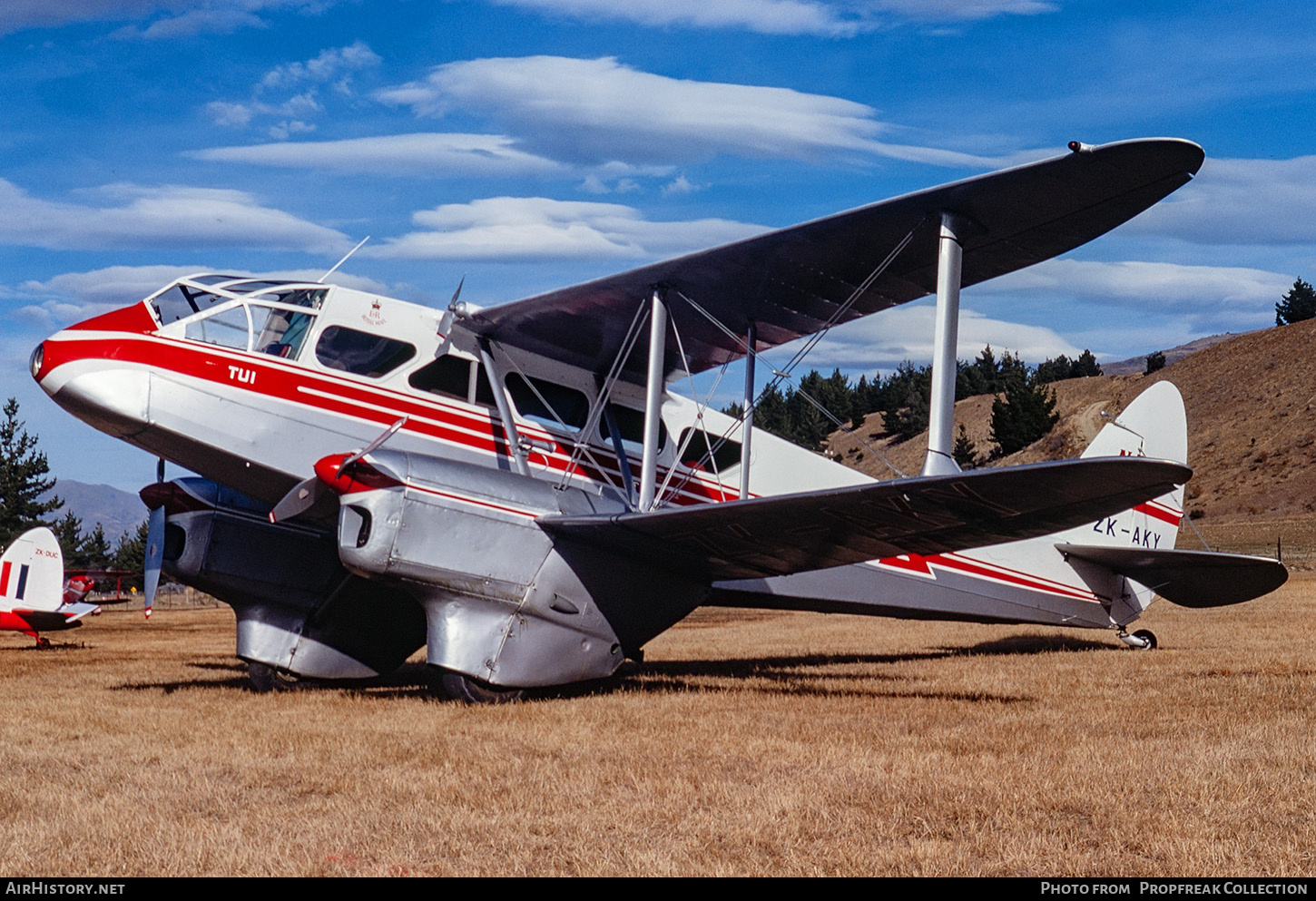 Aircraft Photo of ZK-AKY | De Havilland D.H. 89A Dragon Rapide | New Zealand National Airways Corporation - NAC | AirHistory.net #673705