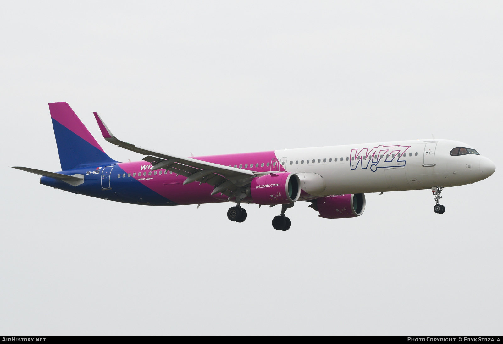 Aircraft Photo of 9H-WDS | Airbus A321-271NX | Wizz Air | AirHistory.net #673708