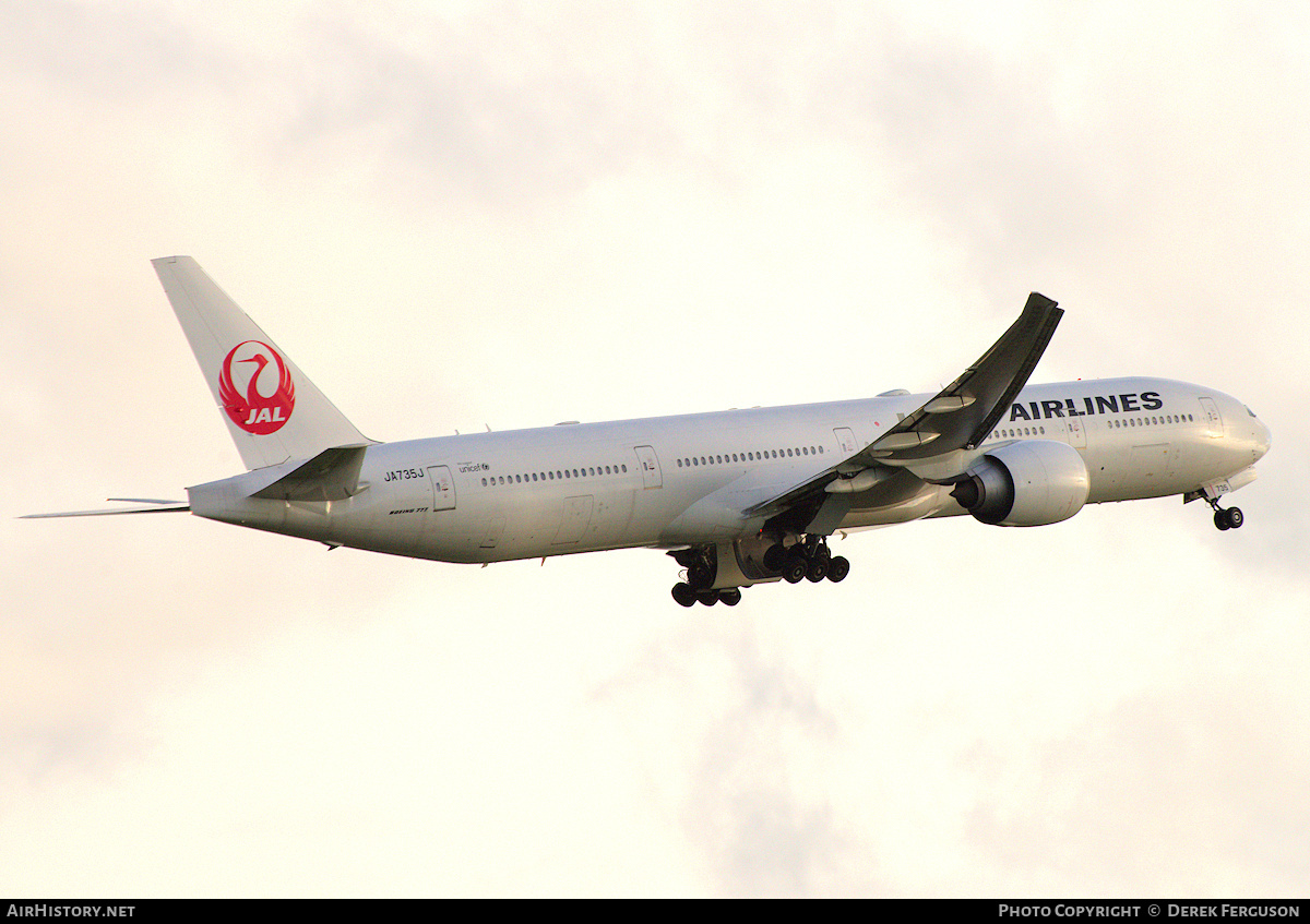 Aircraft Photo of JA735J | Boeing 777-346/ER | Japan Airlines - JAL | AirHistory.net #673715