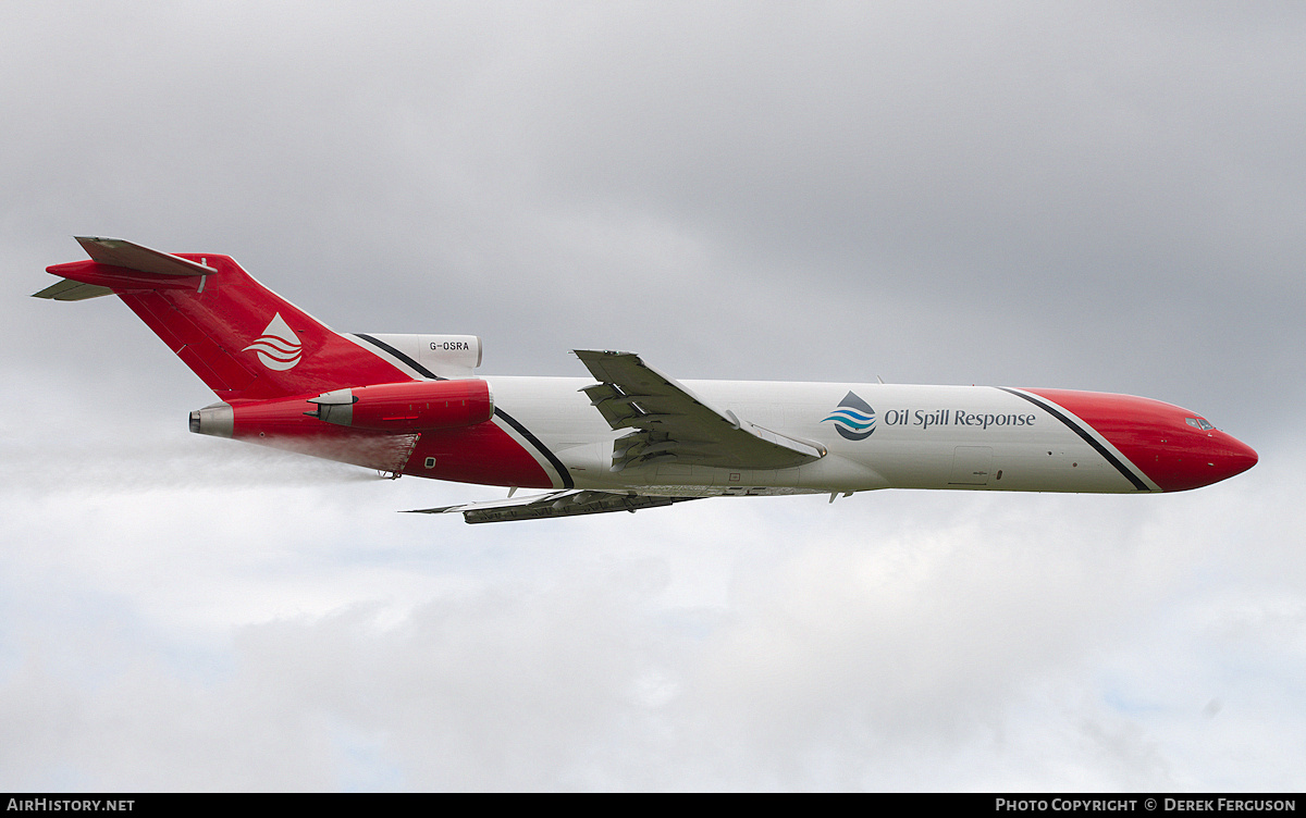Aircraft Photo of G-OSRA | Boeing 727-2S2F/Adv | Oil Spill Response | AirHistory.net #673723