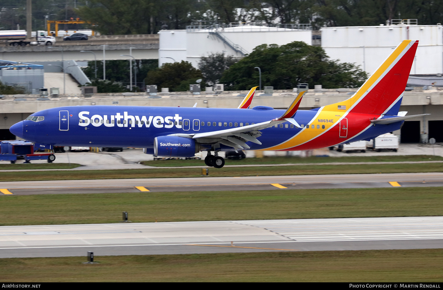 Aircraft Photo of N8694E | Boeing 737-8H4 | Southwest Airlines | AirHistory.net #673748