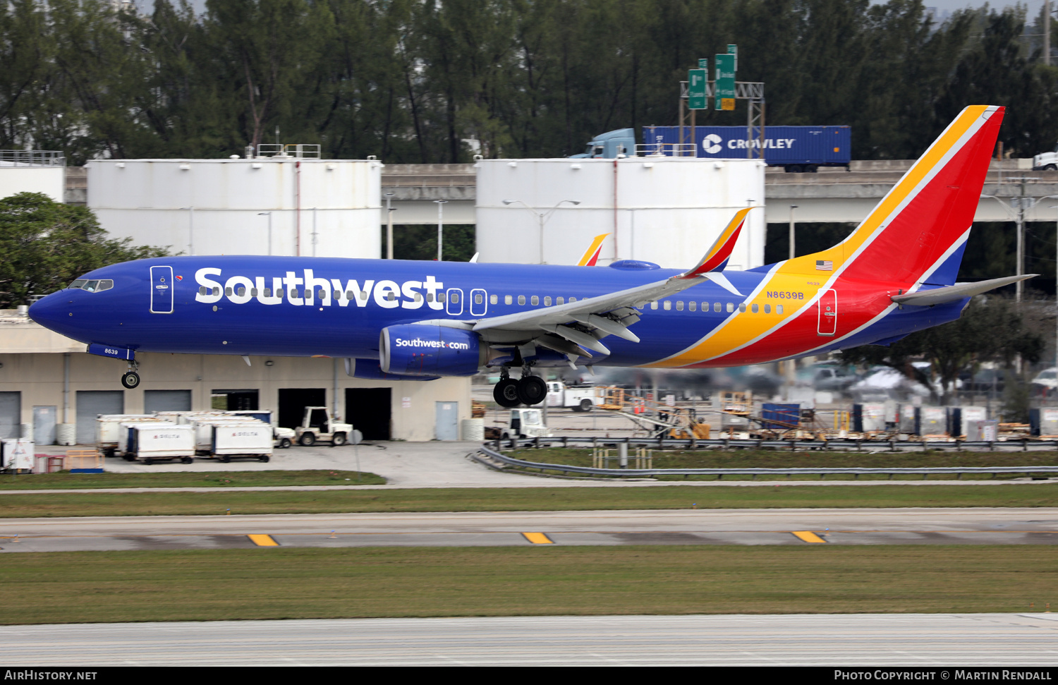 Aircraft Photo of N8639B | Boeing 737-8H4 | Southwest Airlines | AirHistory.net #673757