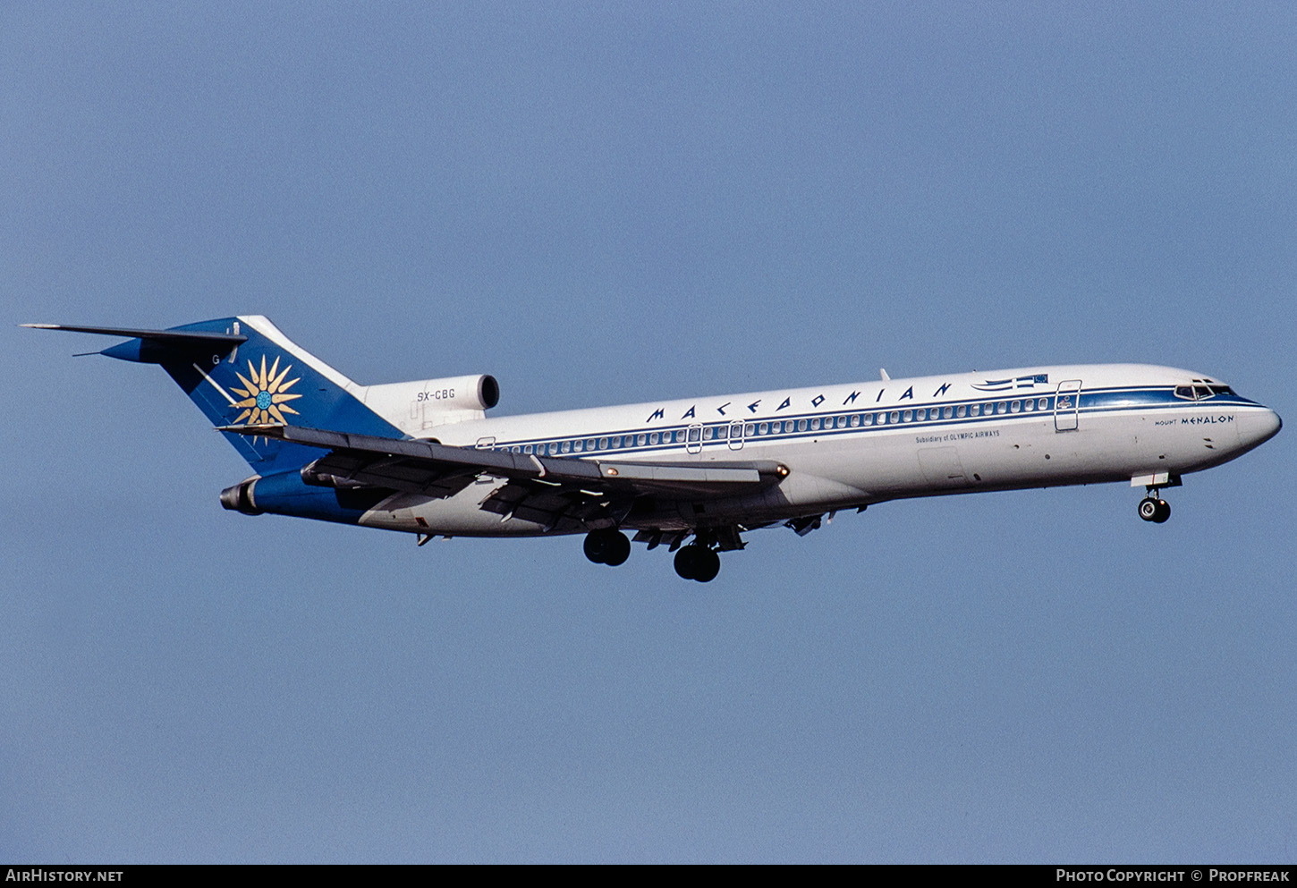 Aircraft Photo of SX-CBG | Boeing 727-230 | Macedonian Airlines | AirHistory.net #673875