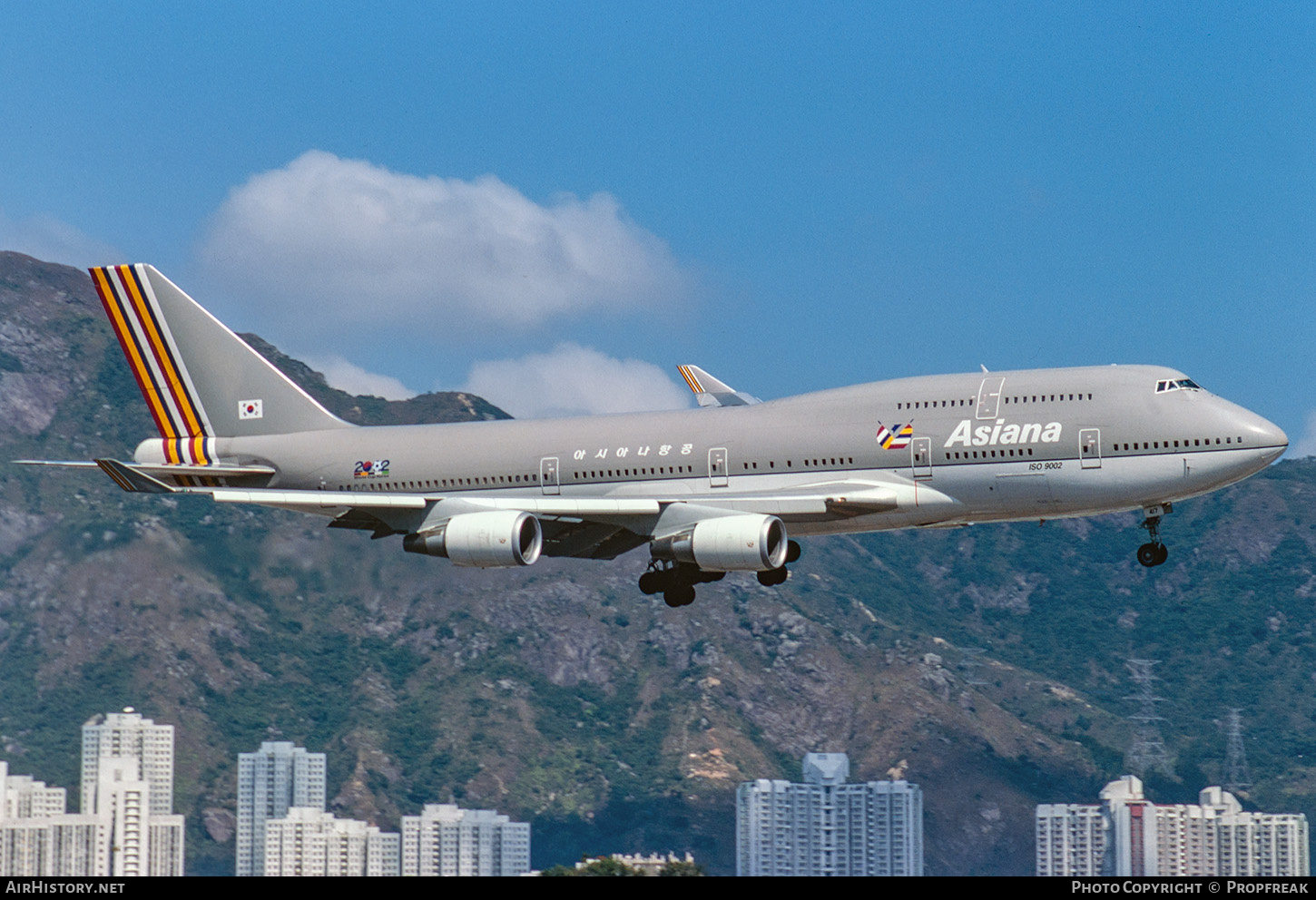 Aircraft Photo of HL7417 | Boeing 747-48EM | Asiana Airlines | AirHistory.net #673901