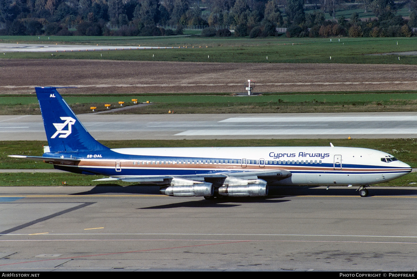 Aircraft Photo of 5B-DAL | Boeing 707-123B | Cyprus Airways | AirHistory.net #673903