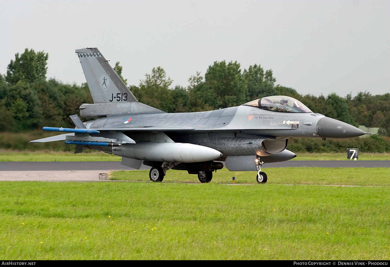Aircraft Photo of J-513 | General Dynamics F-16AM Fighting Falcon | Netherlands - Air Force | AirHistory.net #673911