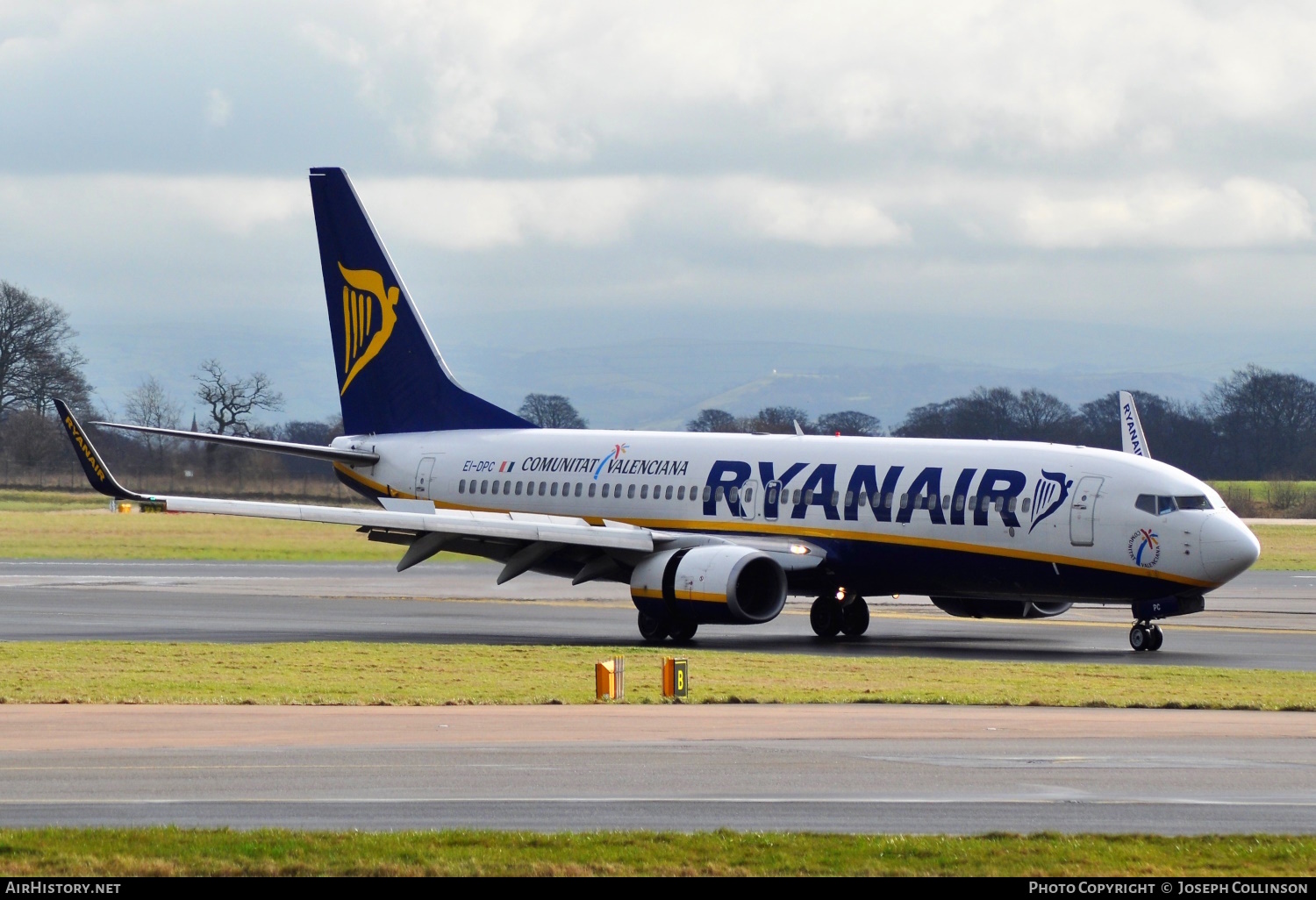 Aircraft Photo of EI-DPC | Boeing 737-8AS | Ryanair | AirHistory.net #673914