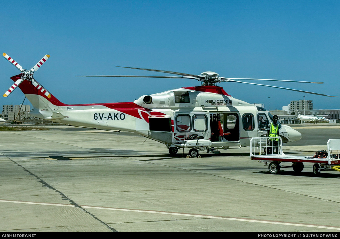 Aircraft Photo of 6V-AKO | AgustaWestland AW-139 | Heliconia Offshore Helicopters | AirHistory.net #673915