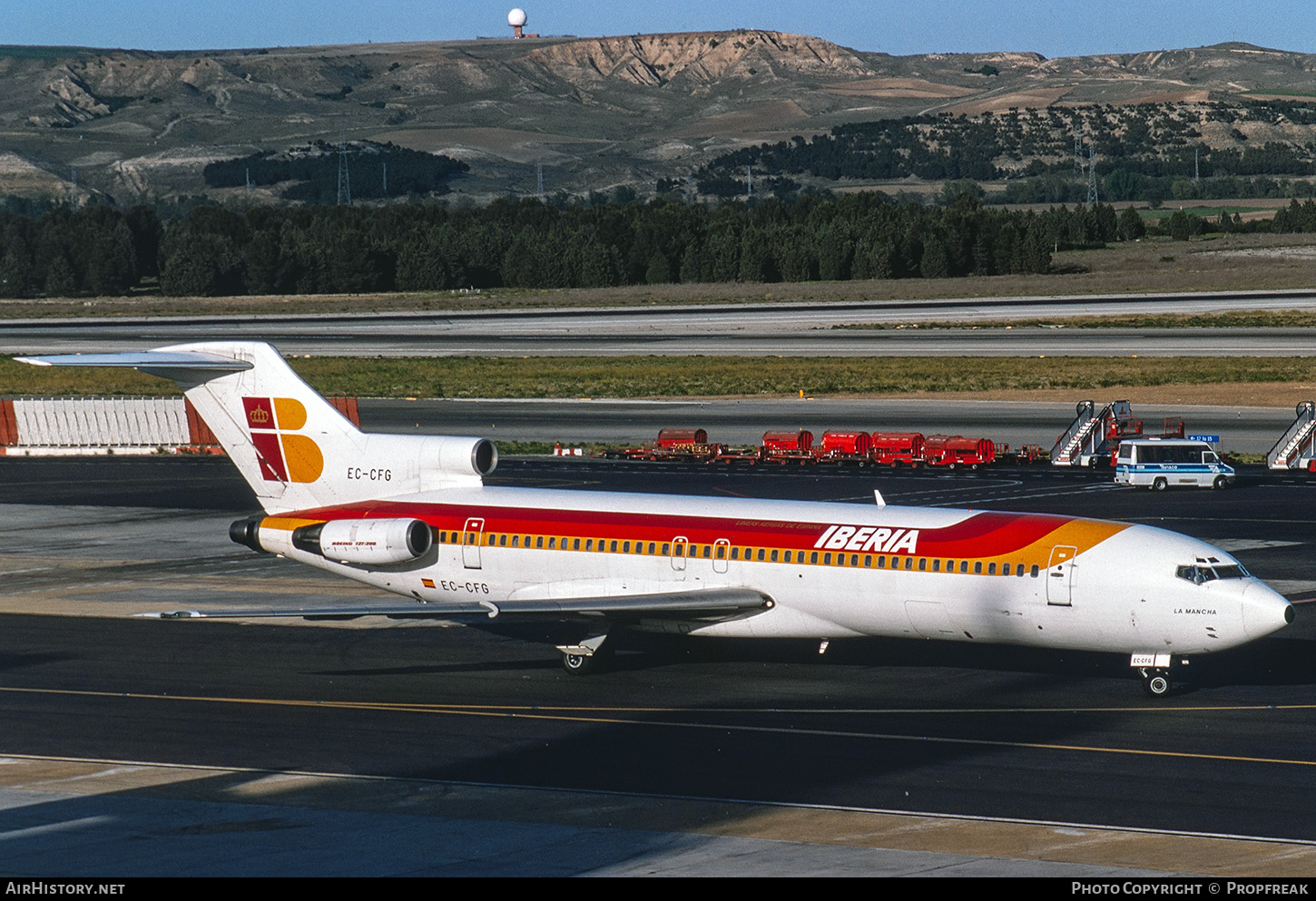 Aircraft Photo of EC-CFG | Boeing 727-256/Adv | Iberia | AirHistory.net #673923