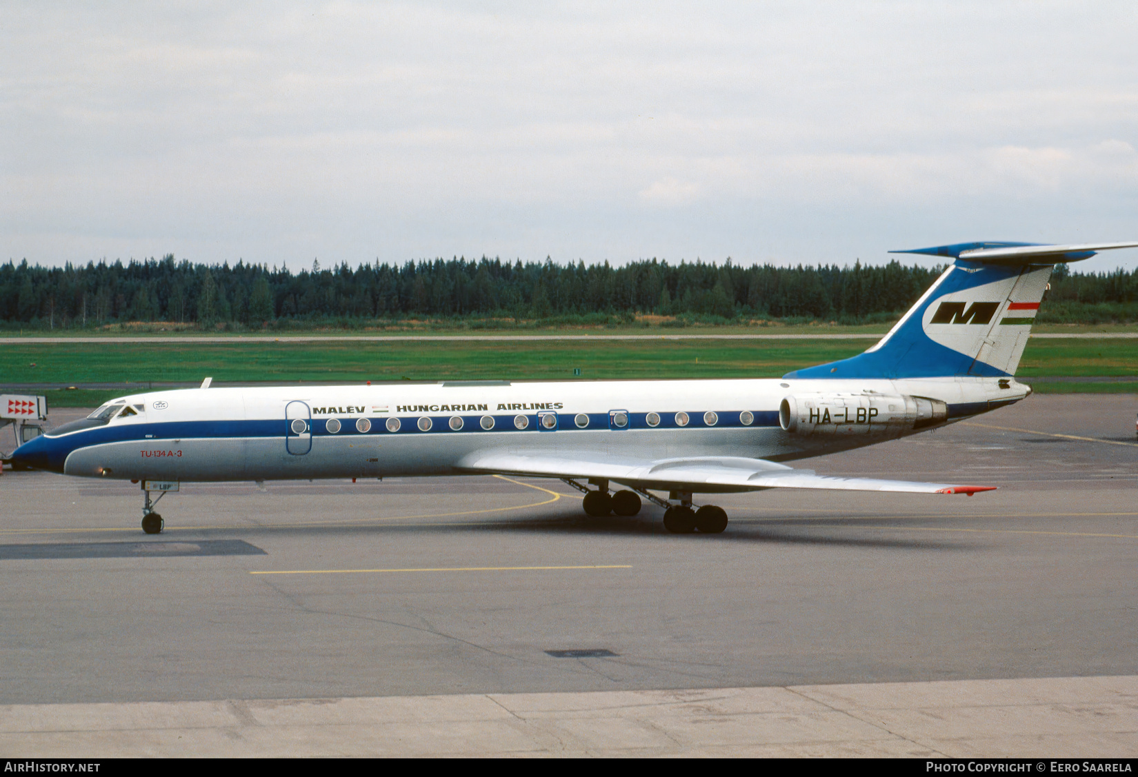 Aircraft Photo of HA-LBP | Tupolev Tu-134A-3 | Malév - Hungarian Airlines | AirHistory.net #673926