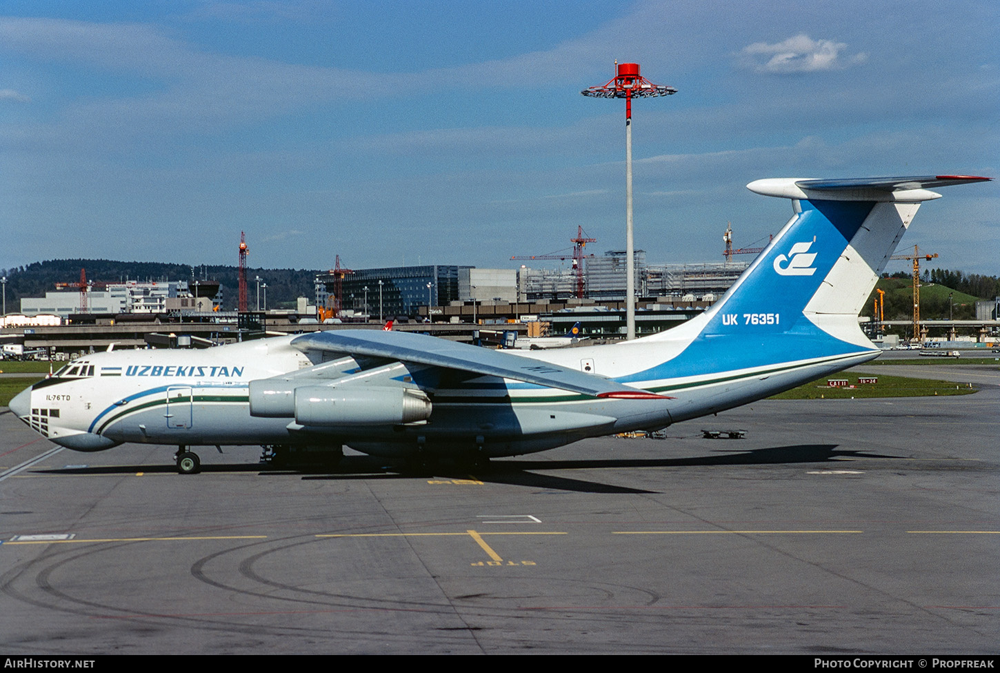 Aircraft Photo of UK-76351 | Ilyushin Il-76TD | Uzbekistan Airways | AirHistory.net #673928