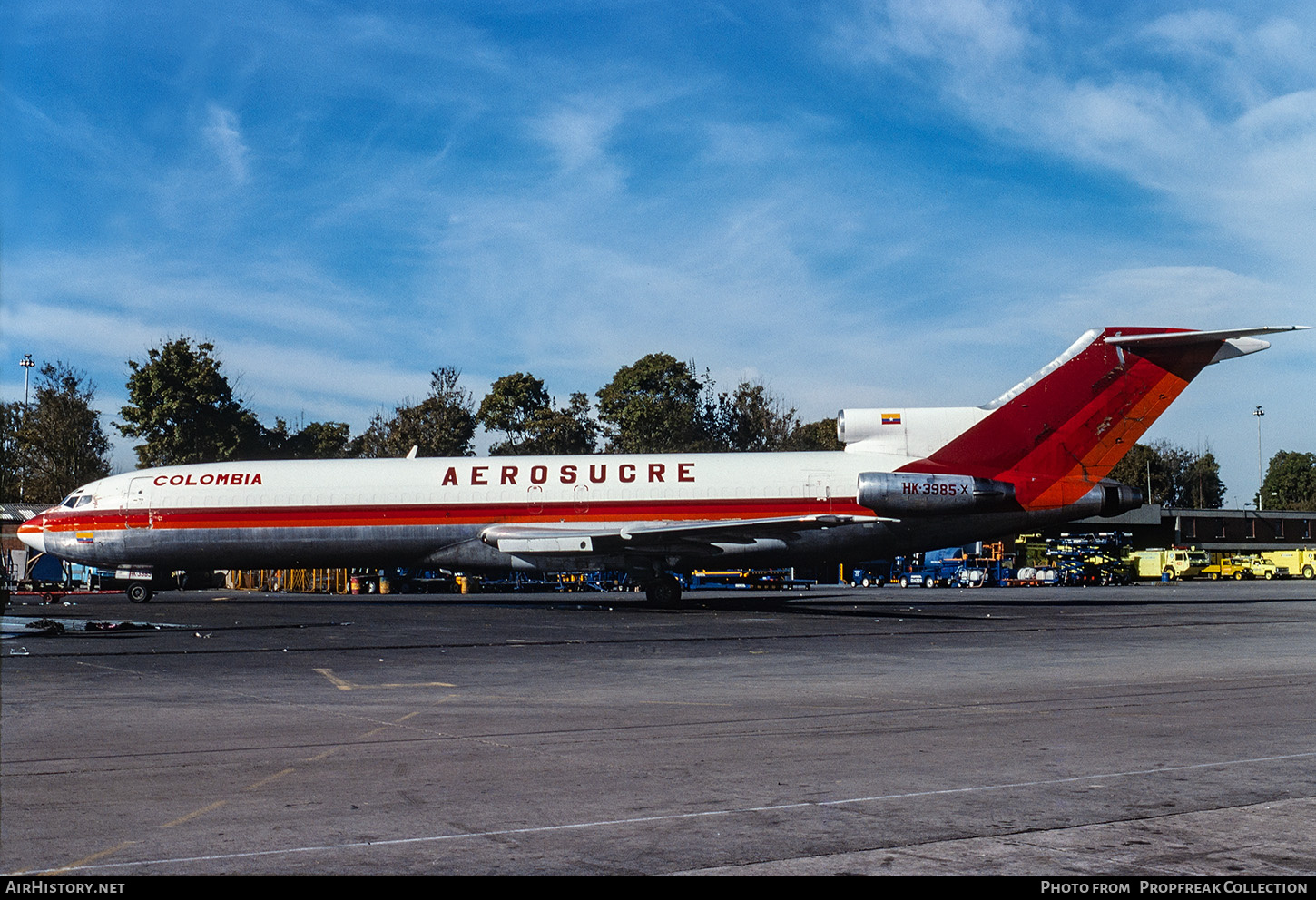 Aircraft Photo of HK-3985X | Boeing 727-2F2/Adv(F) | Aerosucre | AirHistory.net #673932