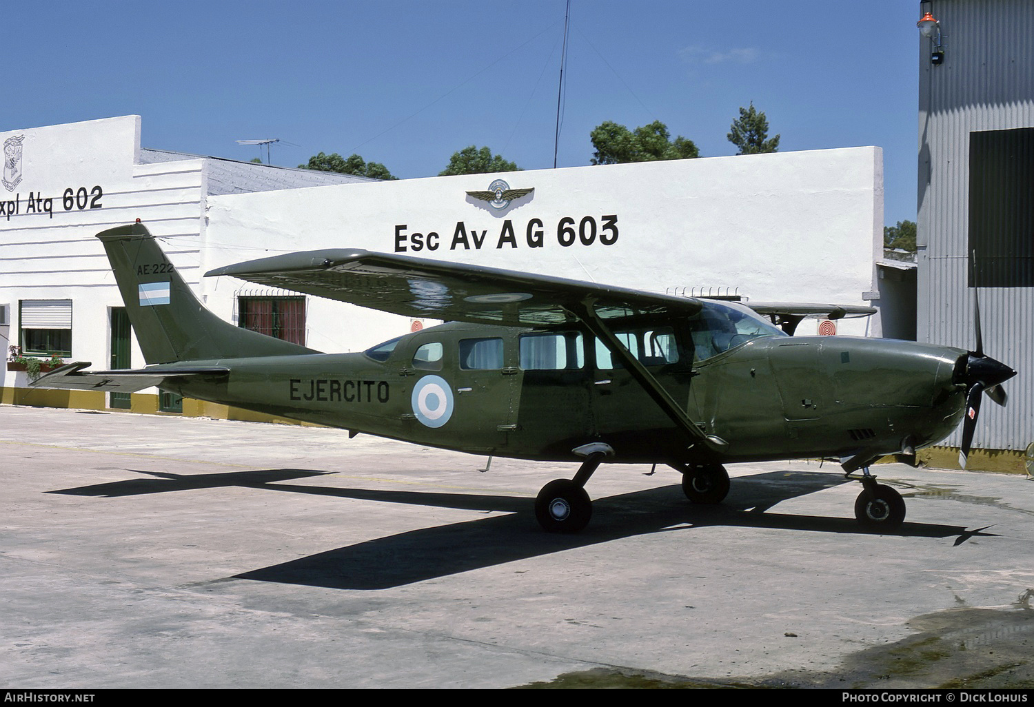 Aircraft Photo of AE-222 | Cessna T207A/Soloy Turbine 207 | Argentina - Army | AirHistory.net #673952