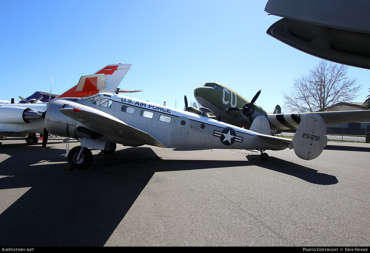 Aircraft Photo of N11248 / 251291 | Beech C-45J Expeditor | USA - Air Force | AirHistory.net #673959