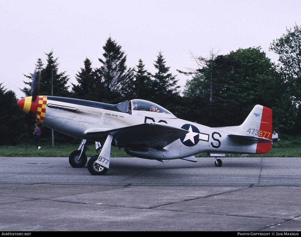 Aircraft Photo of N167F / 473877 | North American P-51D Mustang | Swedish Air Force Historic Flight | USA - Air Force | AirHistory.net #673976