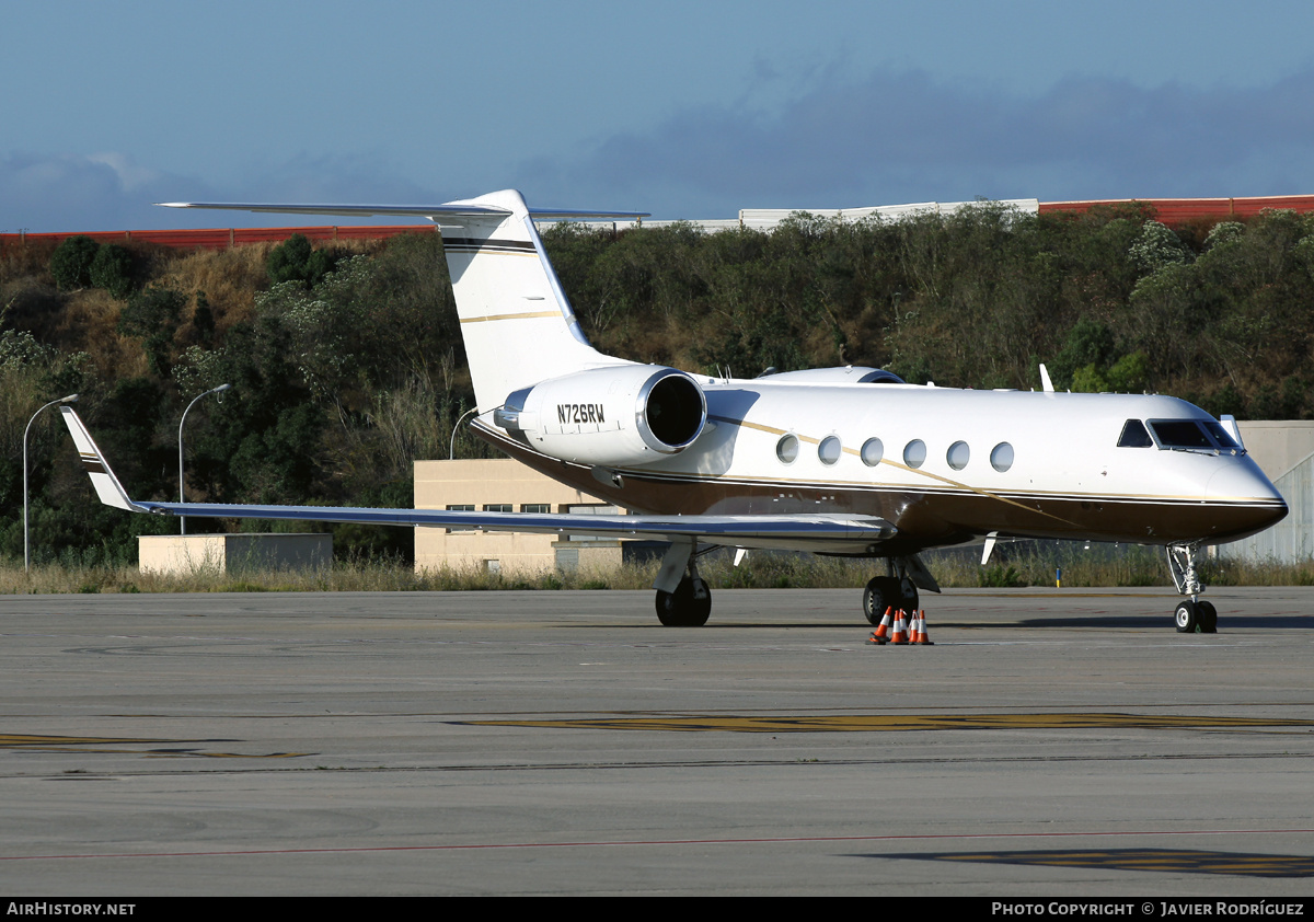 Aircraft Photo of N726RW | Gulfstream Aerospace G-IV Gulfstream IV | AirHistory.net #673982