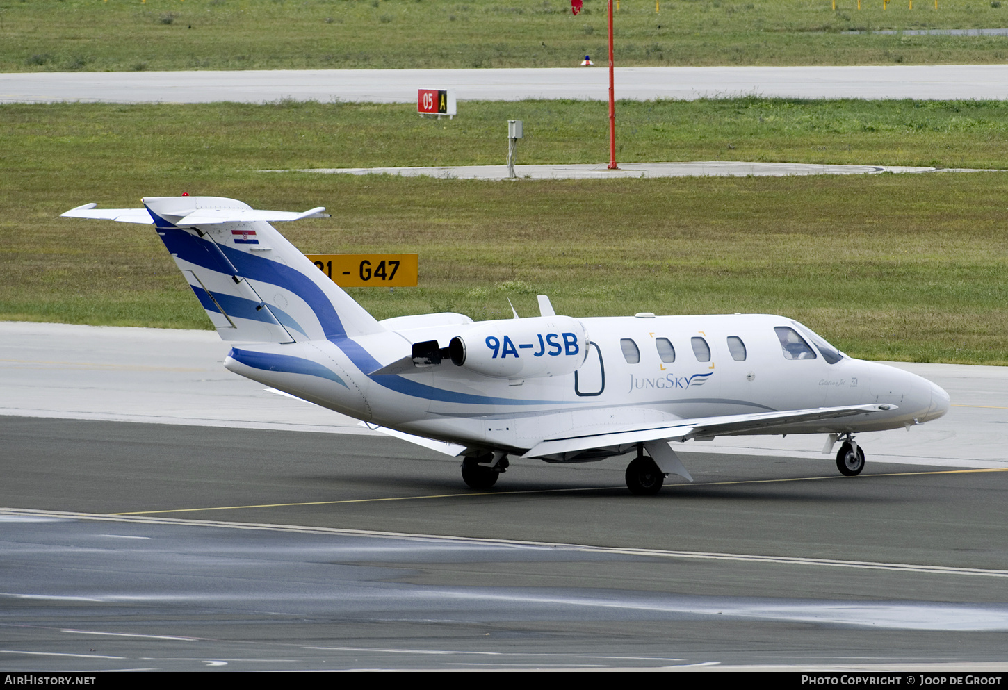 Aircraft Photo of 9A-JSB | Cessna 525 CitationJet | Jung Sky | AirHistory.net #673985
