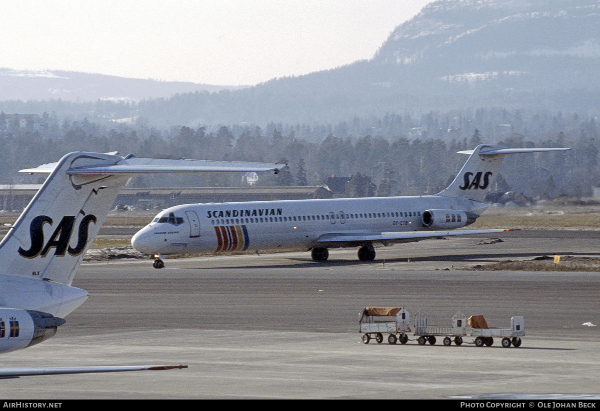 Aircraft Photo of OY-CTB | McDonnell Douglas DC-9-51 | Scandinavian Airlines - SAS | AirHistory.net #673995