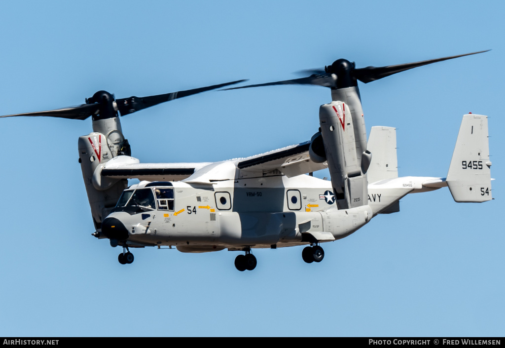 Aircraft Photo of 169455 / 9455 | Bell-Boeing CMV-22B Osprey | USA - Navy | AirHistory.net #674008
