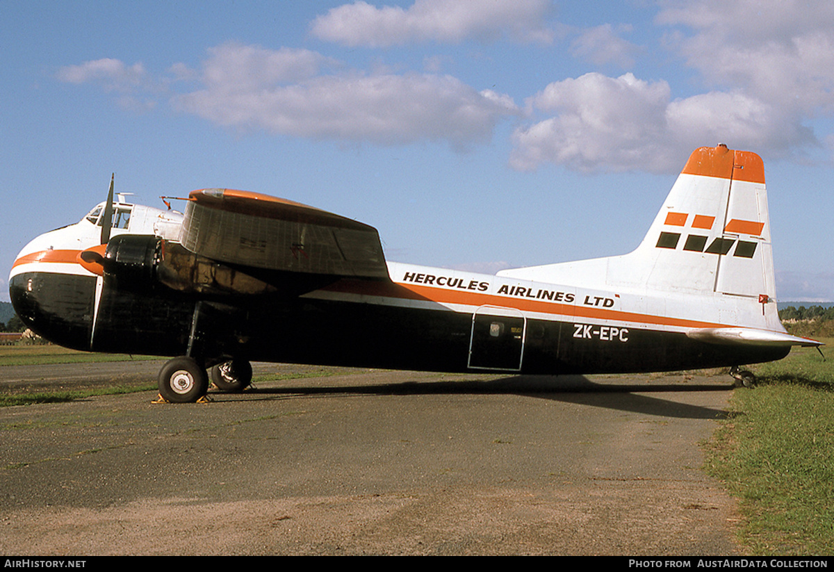 Aircraft Photo of ZK-EPC | Bristol 170 Freighter Mk31M | Hercules Airlines | AirHistory.net #674031