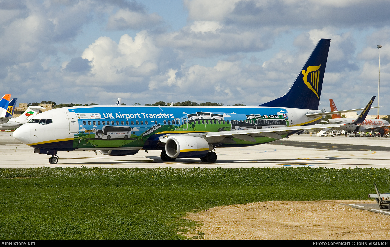 Aircraft Photo of EI-EMI | Boeing 737-8AS | Ryanair | AirHistory.net #674054