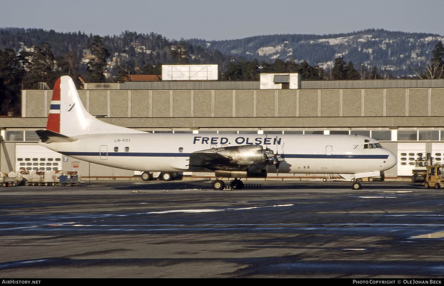 Aircraft Photo of LN-FOI | Lockheed L-188C(F) Electra | Fred. Olsen | AirHistory.net #674067