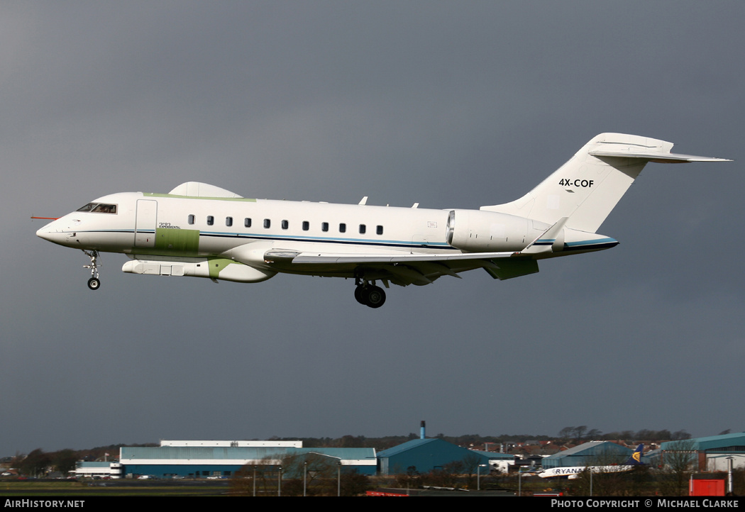 Aircraft Photo of 4X-COF | Bombardier Global 5000 (BD-700-1A11) | AirHistory.net #674071