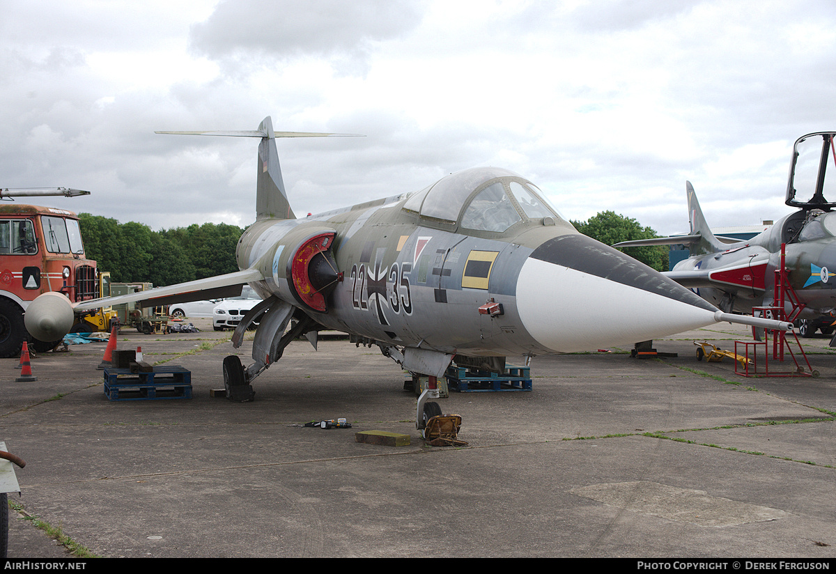 Aircraft Photo of 2235 | Lockheed F-104G Starfighter | Germany - Air Force | AirHistory.net #674101