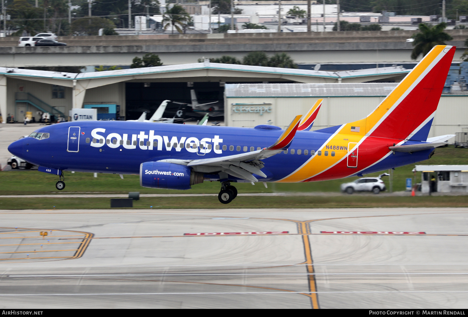 Aircraft Photo of N488WN | Boeing 737-7H4 | Southwest Airlines | AirHistory.net #674119
