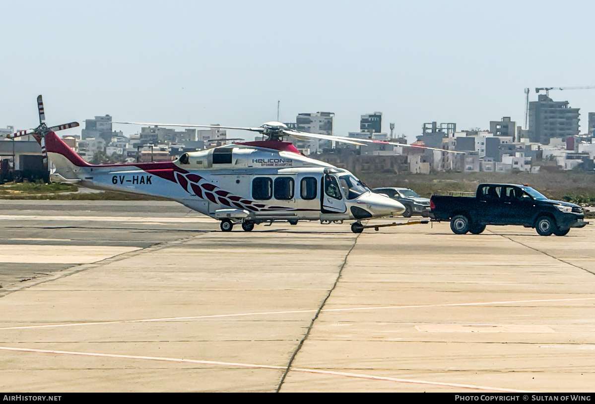 Aircraft Photo of 6V-HAK | AgustaWestland AW-139 | Heliconia Offshore Helicopters | AirHistory.net #674142