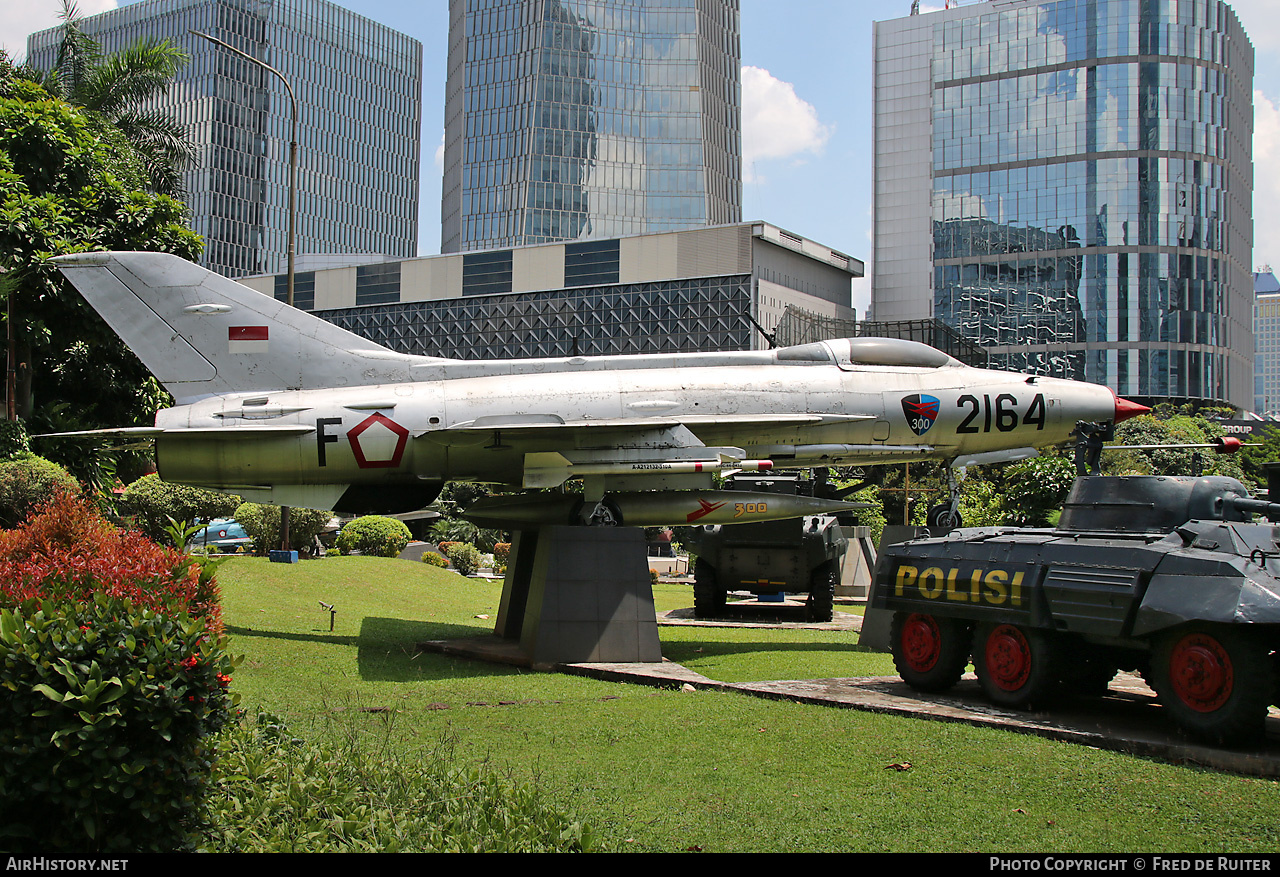 Aircraft Photo of F-2164 | Mikoyan-Gurevich MiG-21F-13 | Indonesia - Air Force | AirHistory.net #674163